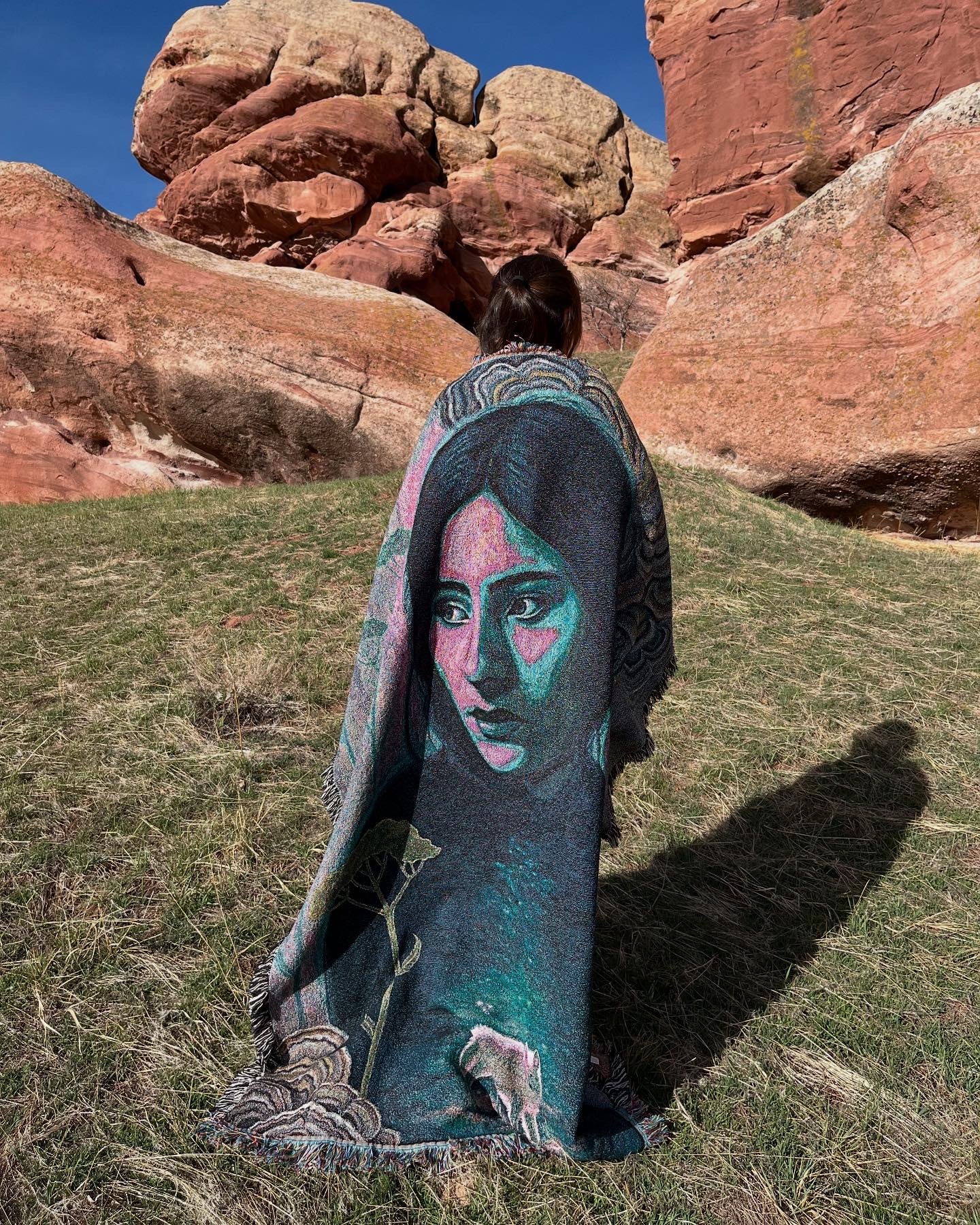 Woven Blanket “Lone Wolf”