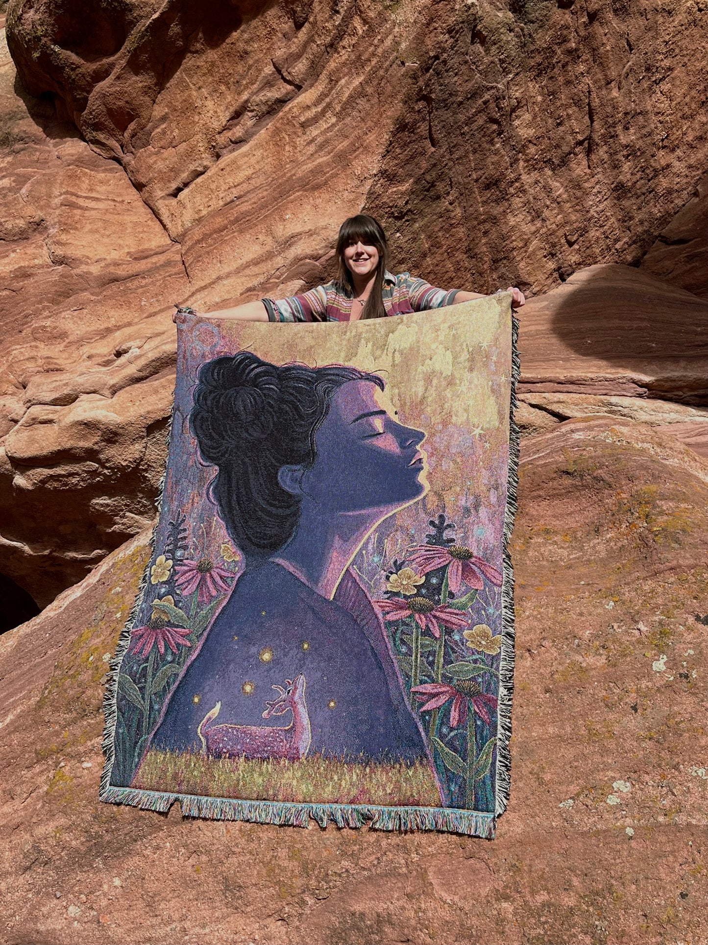 Woven Blanket “Gentle Spirit”