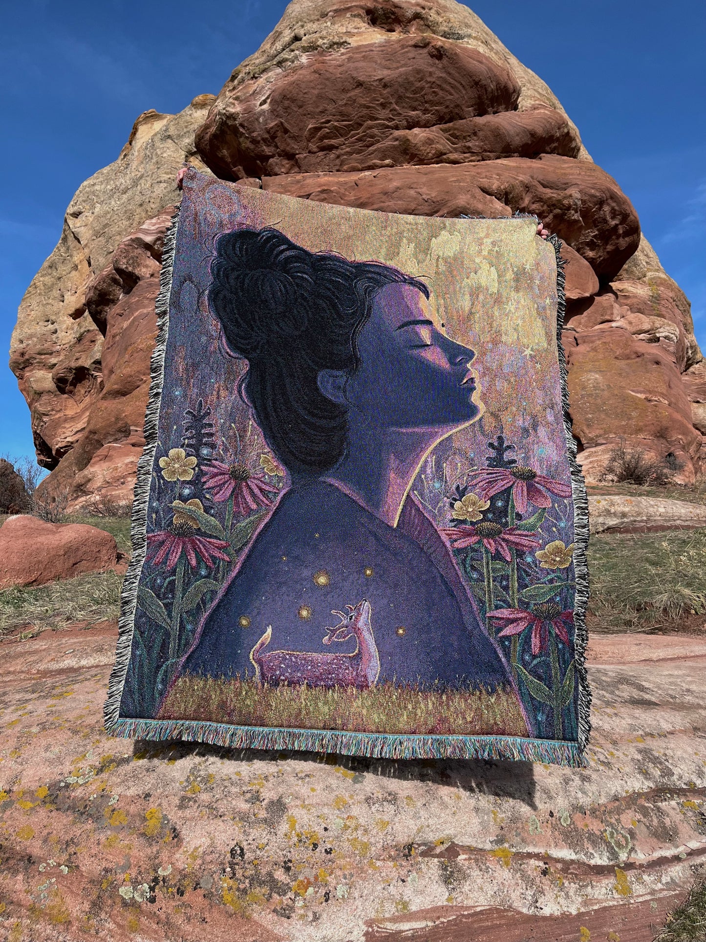 Woven Blanket “Gentle Spirit”