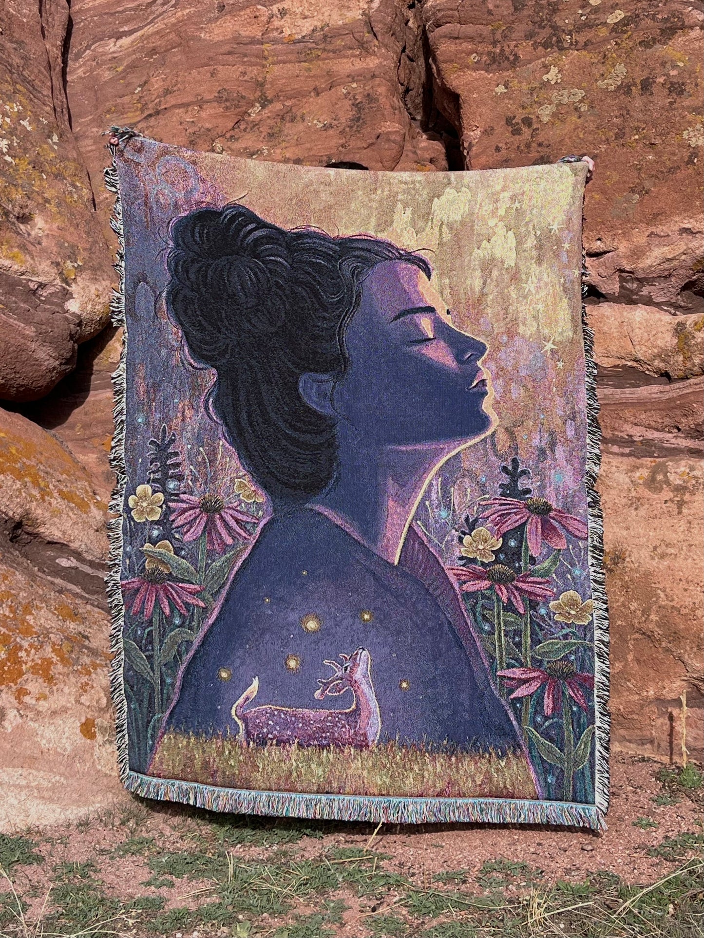 Woven Blanket “Gentle Spirit”